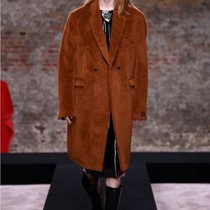Raf Simons RTW 22 Mohair Trench